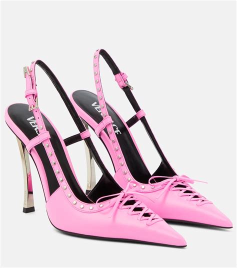 versace pumps damen|Versace slingback pumps.